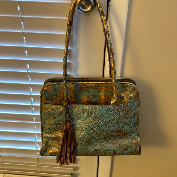 Patricia Nash Bags Patricia Nash Turquoise Paris Satchel Poshmark